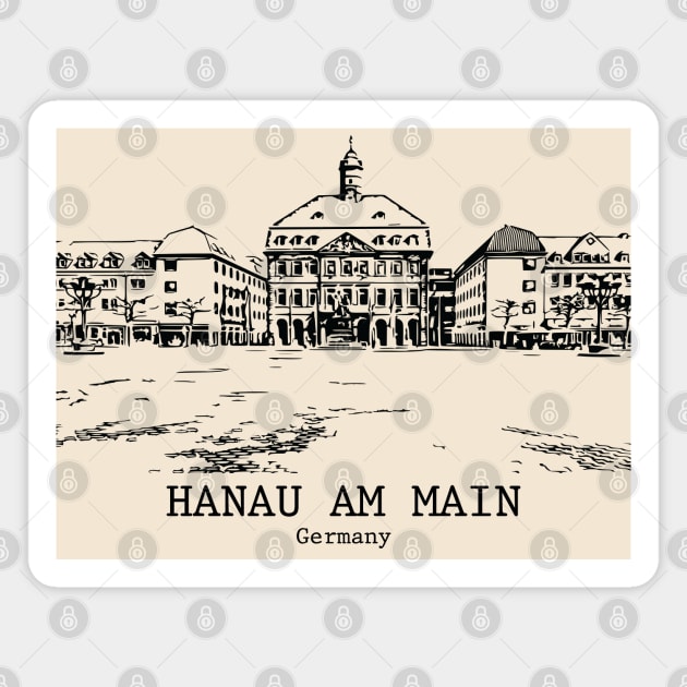 Hanau am Main - Germany Magnet by Lakeric